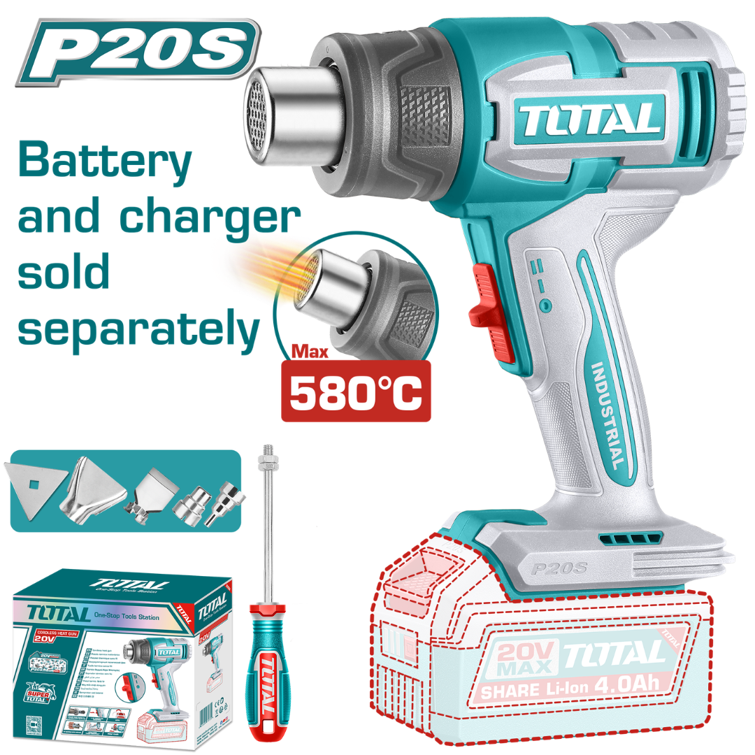 TOTAL 20V Heat Gun SOLO – TBLI2008