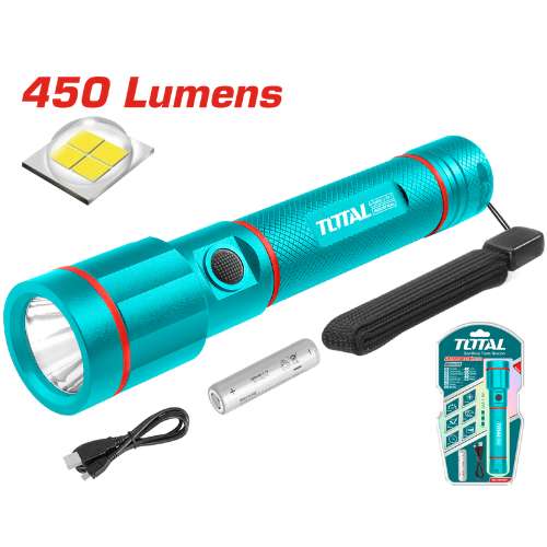 TOTAL FLASHLIGHT - AVIATION GRADE 50 TO 400 LUMENS