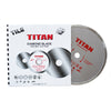 TITAN DIAMOND BLADE 115MM CONTINIOUS RIM