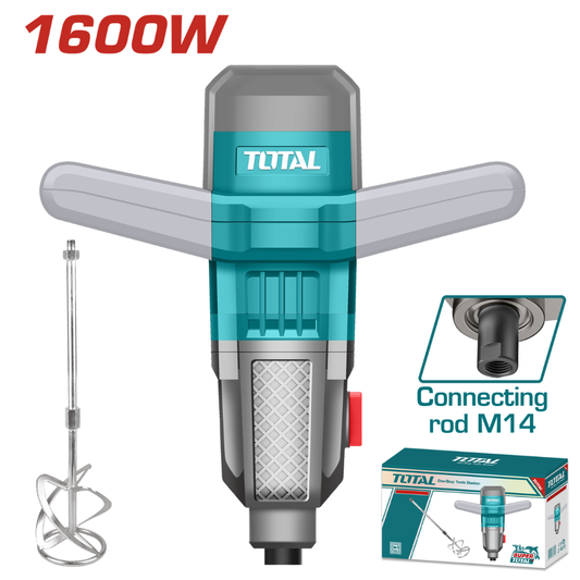 TOTAL 220V Mixer 1600W 14mm – TD716008