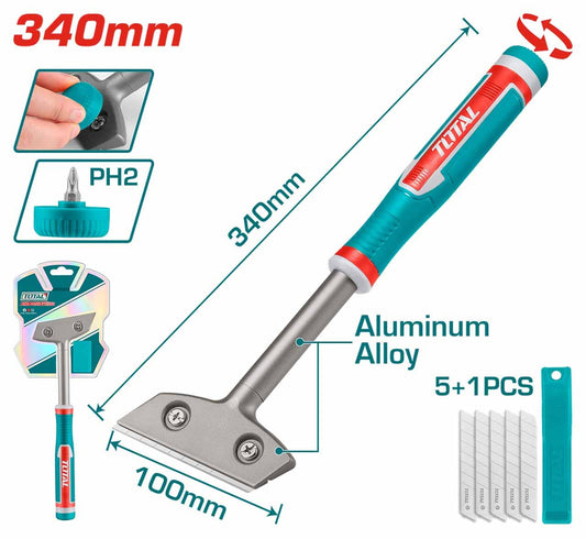 Total Paint Scraper Metal 5Pc - TGS3088