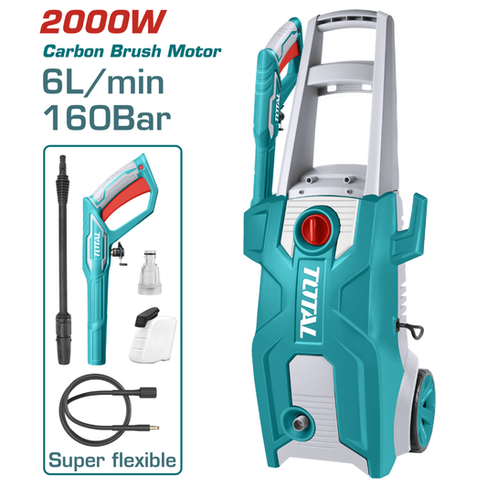 TOTAL 220V High Pressure Washer 160 Bar 2000W – TGT11376