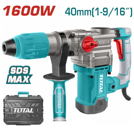 TOTAL 220V Rotary hammer  1600w 10J SDS-MAX -  TH1163855