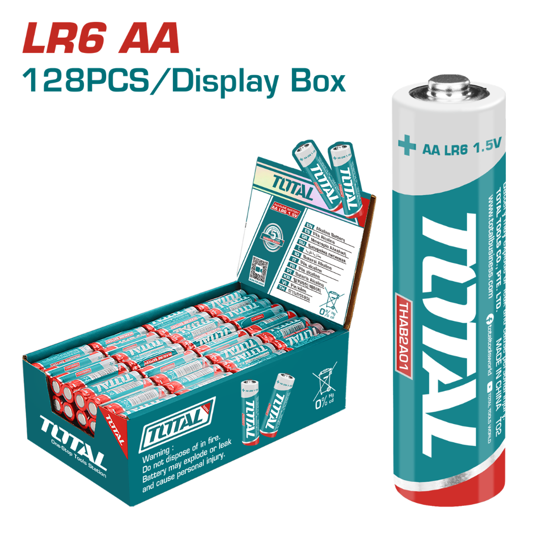 Total Batterry AA 4Pack Alkaline – THAB2A01