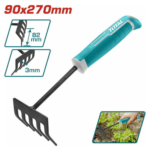 TOTAL MINI GARDEN RAKE 270mm (THFTR1008)