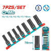 Total Socket Set Impact 7Pc 1/2DR Tube 10-19mm – THKISD12073L