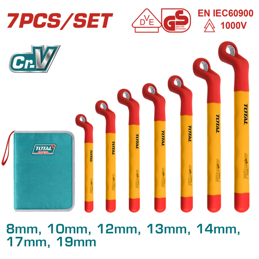 TOTAL Elec Vde Wrench Ratchet Set 7PC – THKISPA0702