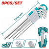 TOTAL 9PC HEX SET BALL POINT 1.5MM-10MM - THT106292
