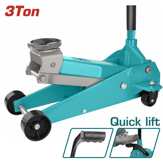 TOTAL 3T TROLLEY JACK MIN 145MM X MAX 500MM