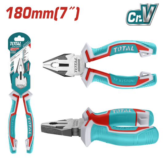 TOTAL COMBINATION PLIER 180MM/7" Cr-V - THT210706