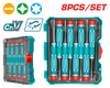 Total 8 Pcs precision screwdriver set