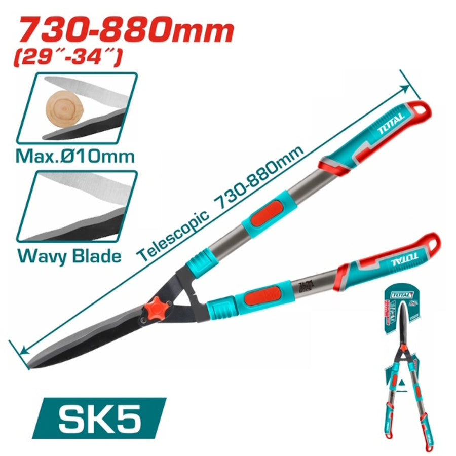 TOTAL TELESCOPIC HEDGE SHEAR 68 - 83cm (THTS1516306)