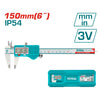 TOTAL 150MM VERNIER DIGITAL - PLASTIC HOUSING - TMT321506
