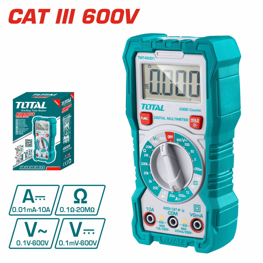 TOTAL DIGITAL MULTIMETER – Wheelquip Tools
