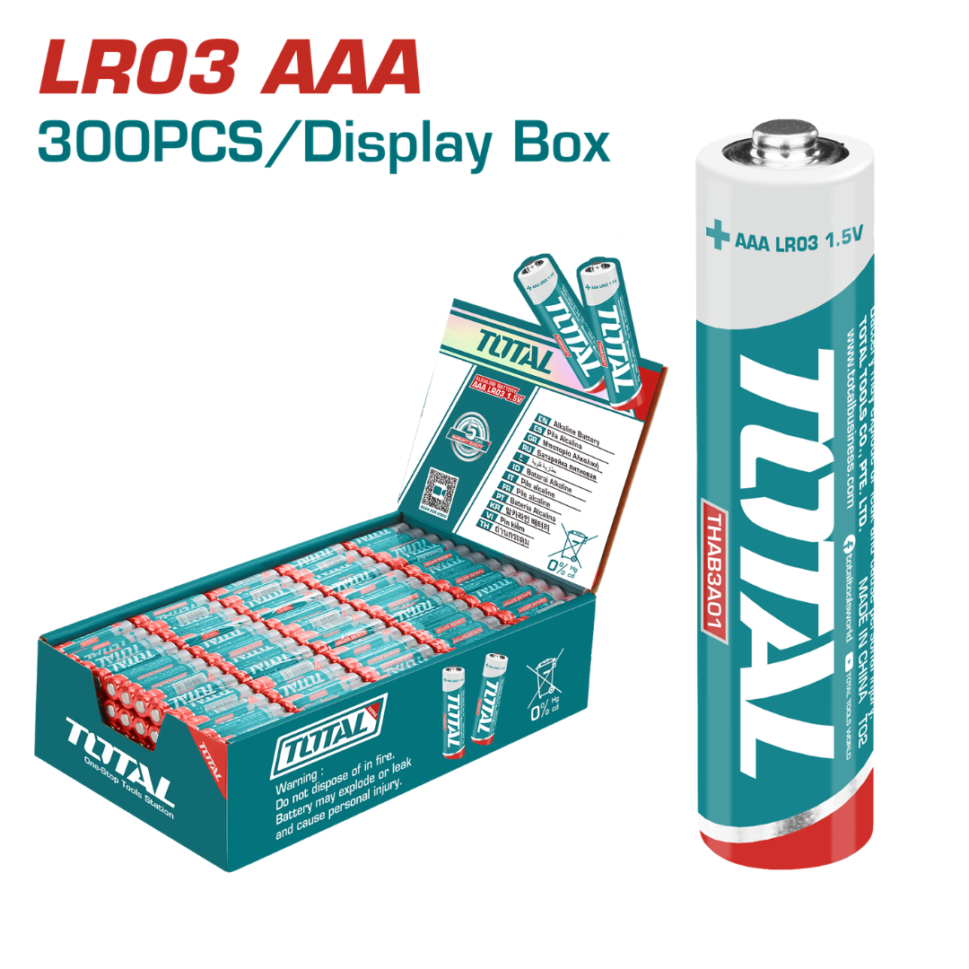 Total Battery AAA 4Pk Alkaline – THAB3A01
