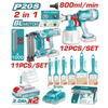 TOTAL 20V COMBO 2PC Brad Nail+Spray Gun+ Paint Brush Set – TOSLI250601