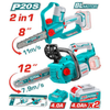 TOTAL 20V COMBO 2PC Pruner Saw 8″+ Chain Saw 12″ – TOSLI251085