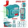 TOTAL Elec Laser Distance 100mm + Level 2PC KIT – TOSLL0502