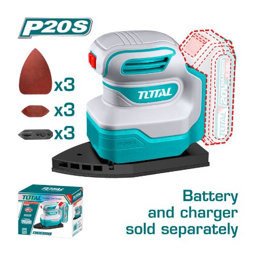 TOTAL 20V Sander Delta 140mm SOLO - TPSLI2014