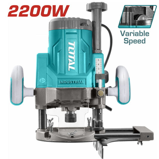 TOTAL 220V Router 2200W 1/2" TR111226