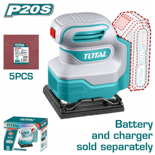 TOTAL 20V Sheet Sander 110mm SOLO - TSHSLI2014