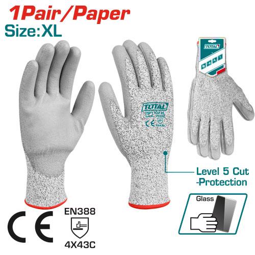 Total Safety Gloves Cut - Resistant XL