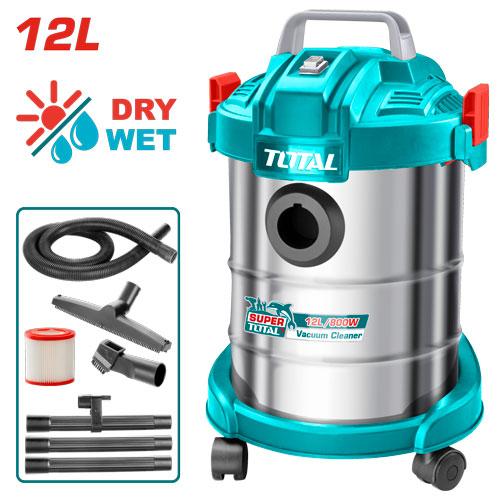 TOTAL 220V Vacuum Cleaner Wet & Dry 800W 12L – TVC14122
