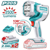 TOTAL 20V Work Lamp 2X2AH+Charger (KIT) – TWLI20887