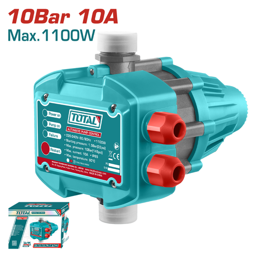 TOTAL 220V Automatic Pump 1100W 10A – TWPS101