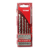 TITAN SET DRILL BIT MASONRY 5PCE (H/G CARBIDE)