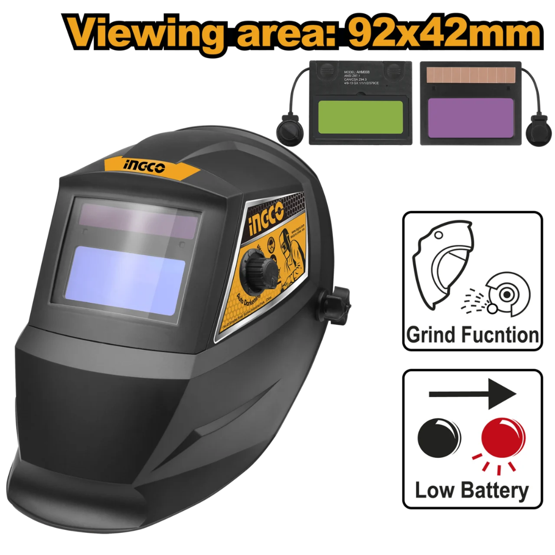 Ingco  Auto Darkening Welding Helmet - AHM008