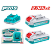 TOTAL 20V Battery KIT 2x2AH Batt+Charger – TFBCPK2212