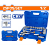 Wadfow 25 Piece 1/2" socket  set
