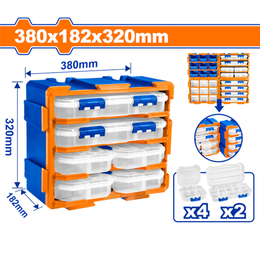 Wadfow Modular storage tower 380 x 182 x 320 mm