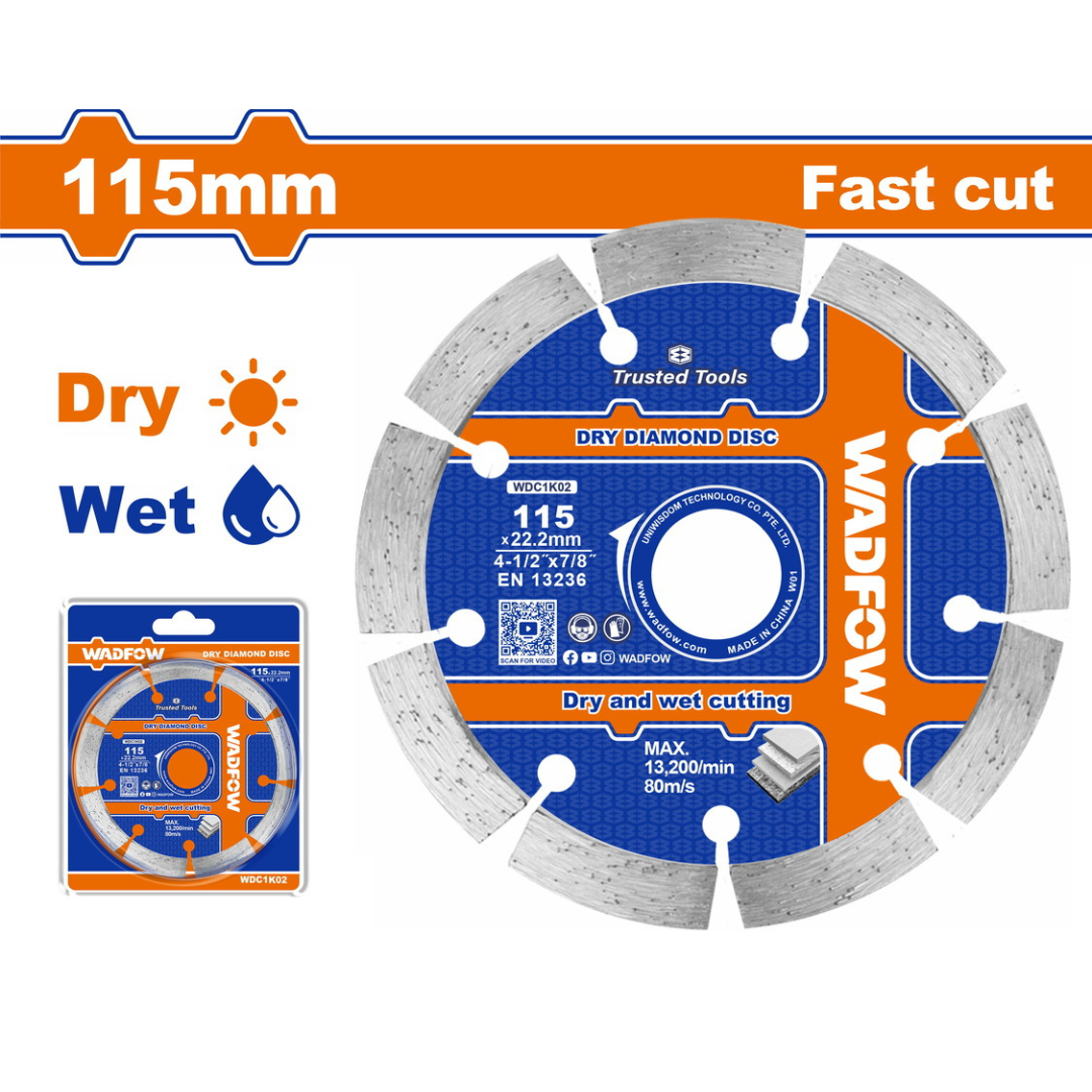 Wadfow Dry diamond disc 115mm