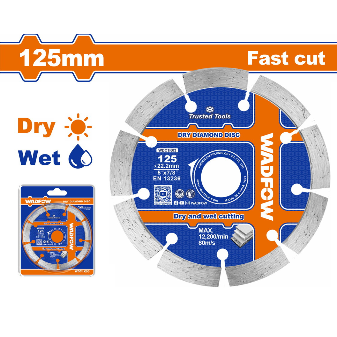 Wadfow Dry diamond disc 125mm