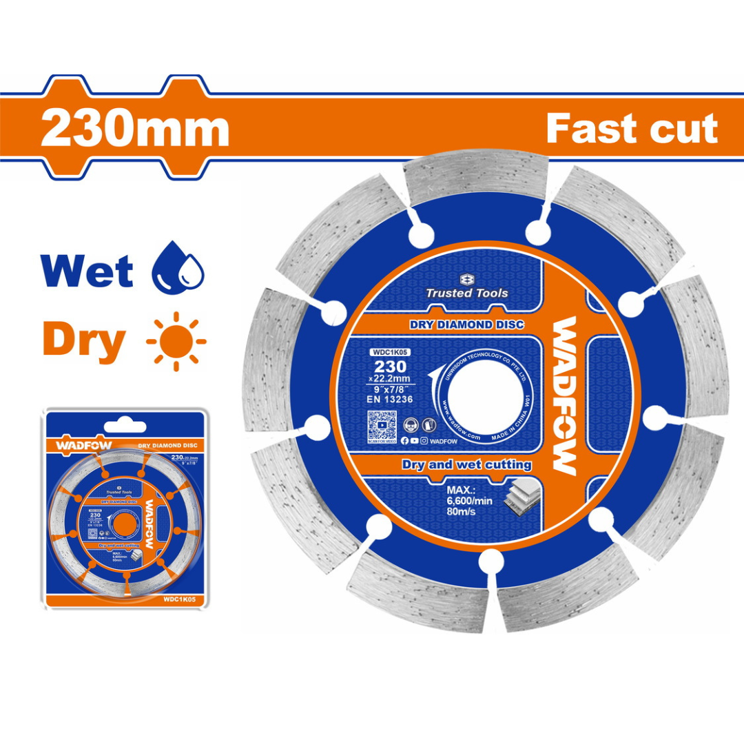 Wadfow Dry diamond disc 230mm
