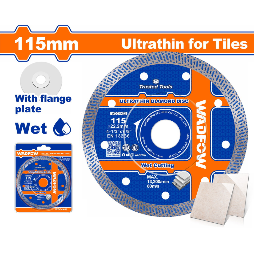 Wadfow Ultrathin diamond disc 115mm