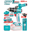 TOTAL 20V Drill Impact 13mm 96Nm B/L 2X4AH+Charger (KIT)-TIDLI209686