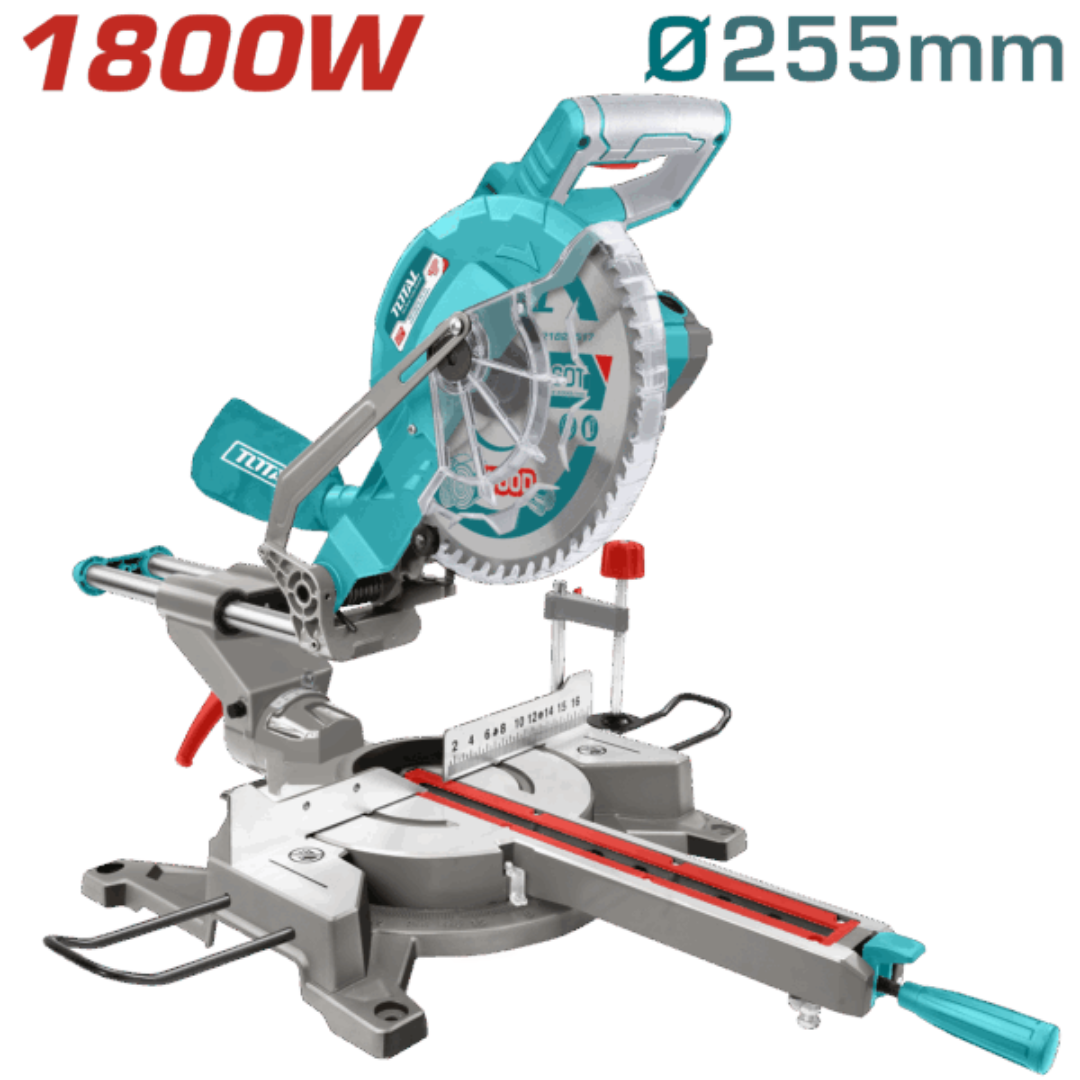 TOTAL 220V Mitre Saw 1800W 255mm – TS421825517