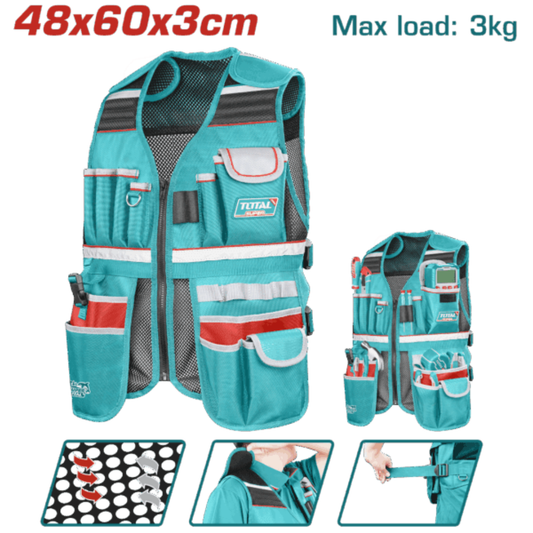 Total Tool Vest 48x60x3cm 3Kg – TTVT16025