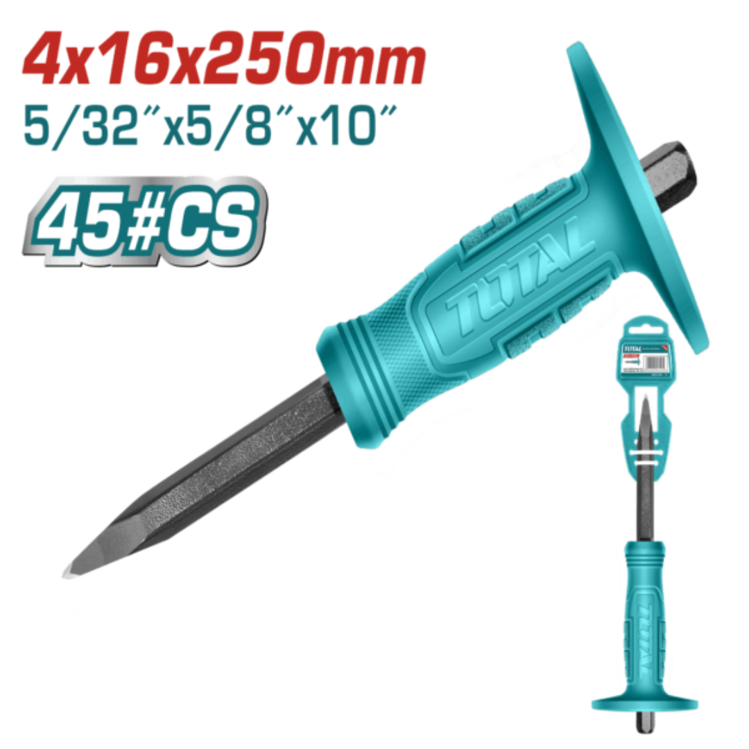 Total Chisel Cold 250mm Point-THT4221026 – Wheelquip Tools