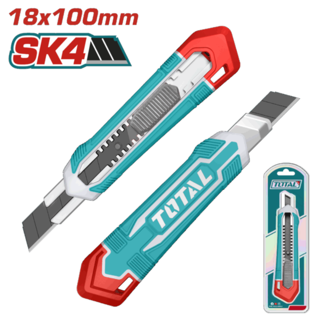 TOTAL SNAP OFF BLADE KNIFE ECO 18MMX100MM - THT511815