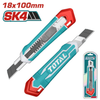 TOTAL SNAP OFF BLADE KNIFE ECO 18MMX100MM - THT511815