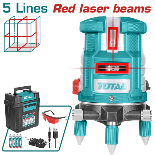 TOTAL Elect Self Leveling Line Laser 30m – TLL306505