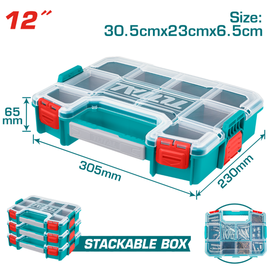 Total Toolbox Organiser 30cm Plastic – TPBX1121
