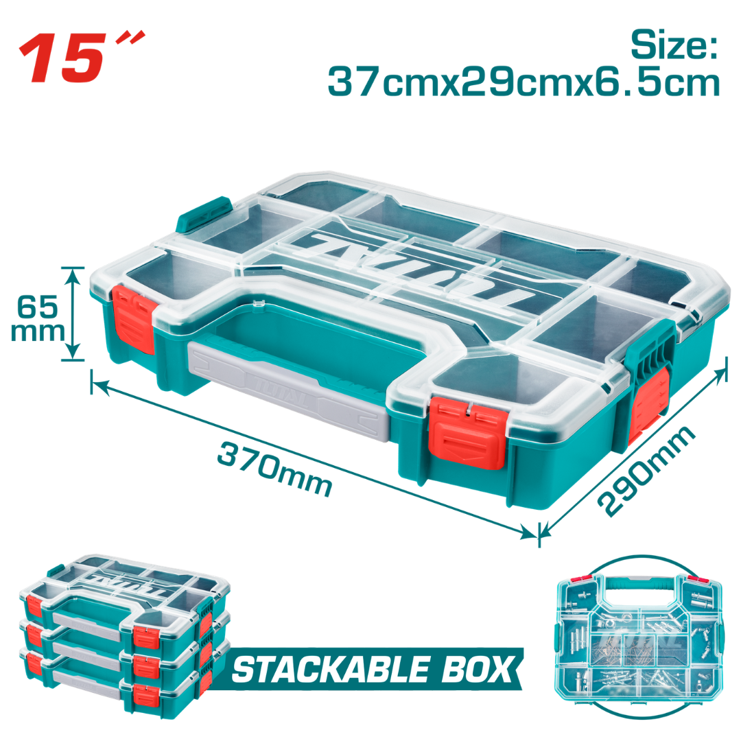 Total Toolbox Organiser 38cm Plastic – TPBX1151