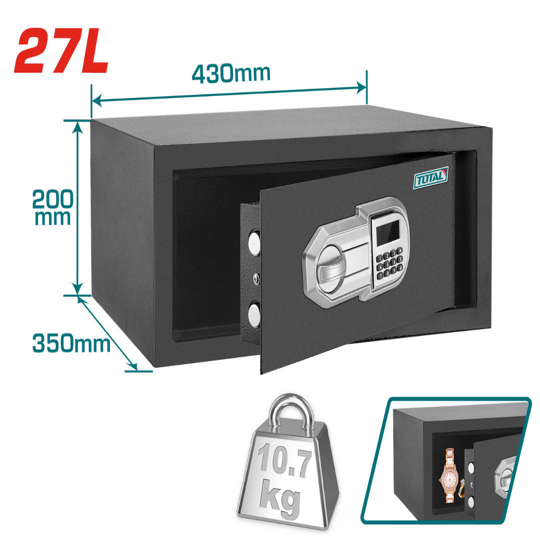 Total Safe Electronic 27L (20x43x35cm) – TESF3501