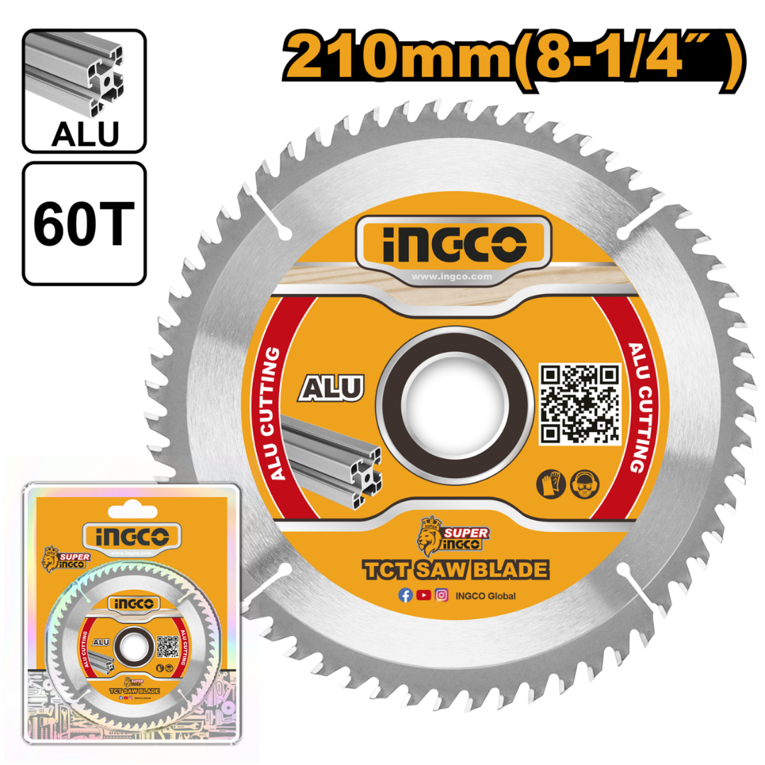 Ingco TCT Blade 210mm 60T - TSB321023