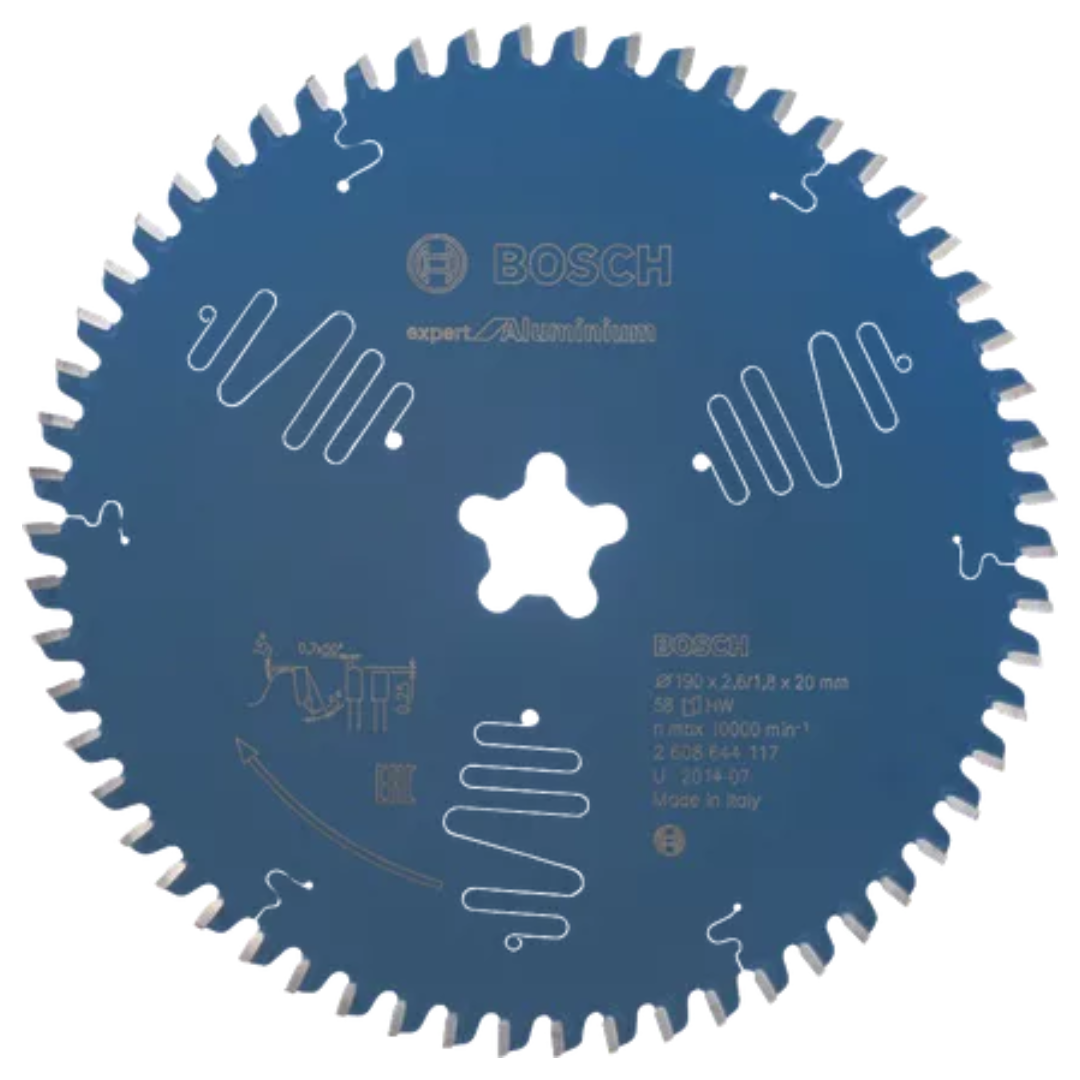 BOSCH EXPERT 216MM 64T ALUMINUM SAW BLADE